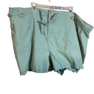 Torrid Green Cargo Shorts Relaxed Fit